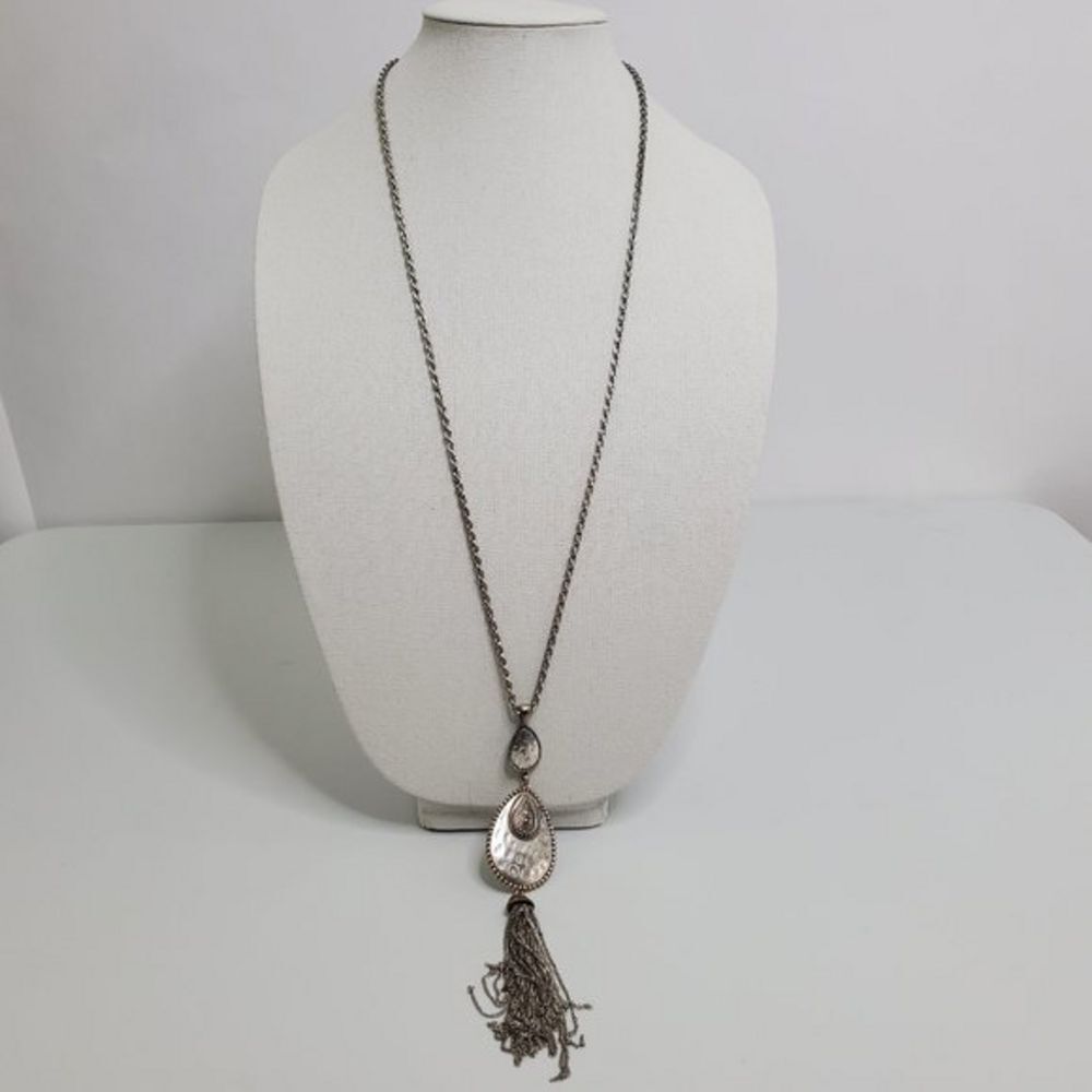 Ruby Rd Necklace Tassel‎ Chain Geometric Tear Dro